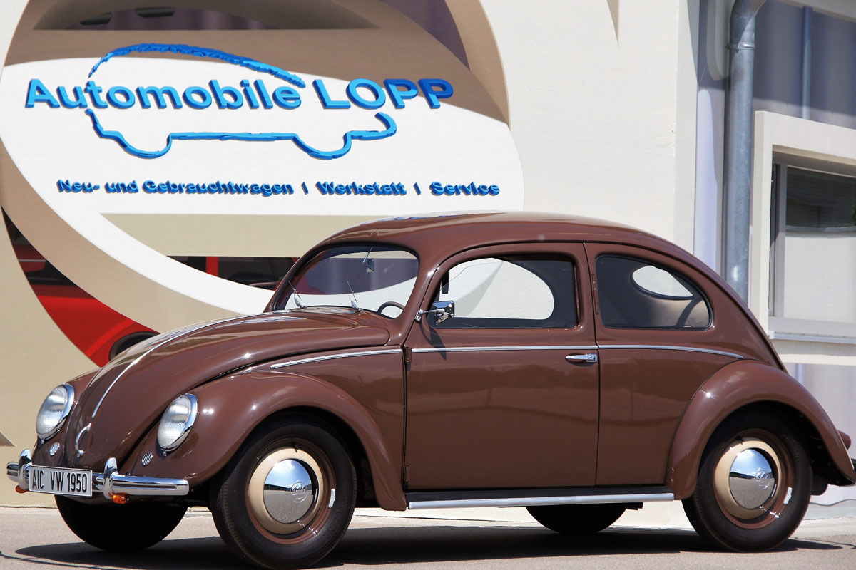 VW Käfer 1950 Export „Brezelkäfer“