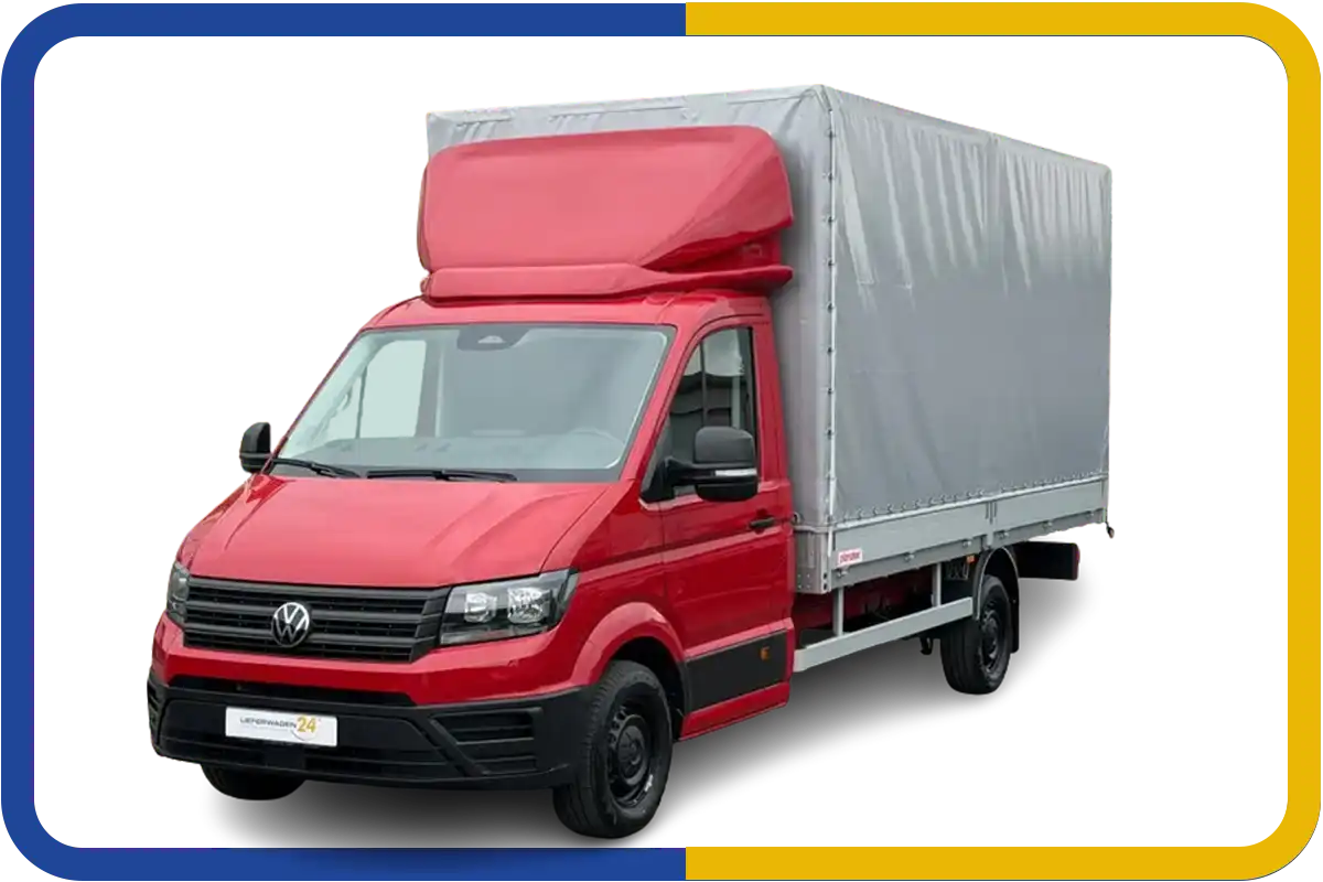 VW Crafter in Rot